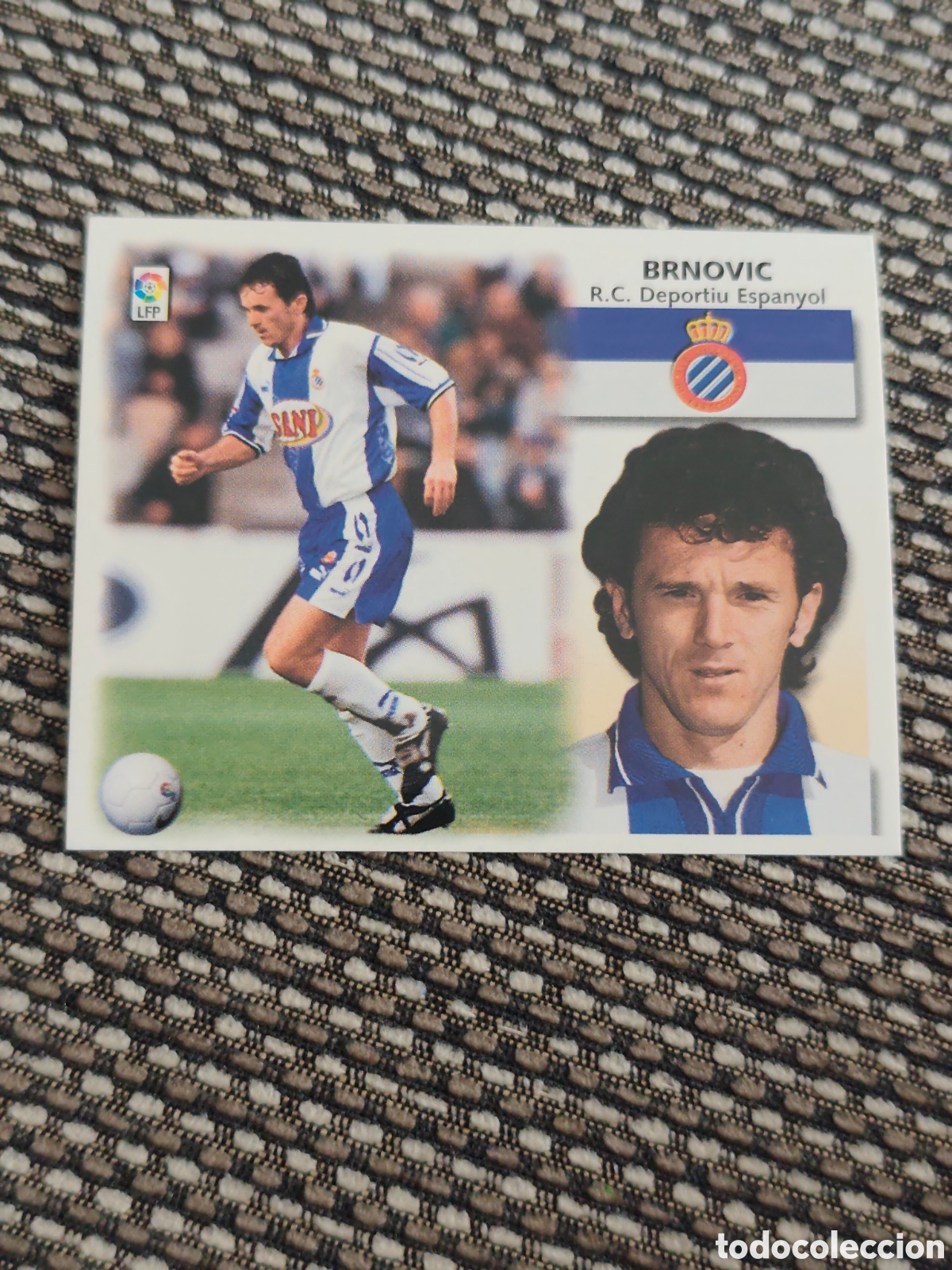 Cromos de F&uacute;tbol: BAJA BRNOVIC ESPANYOL EDICIONES ESTE 1999 2000