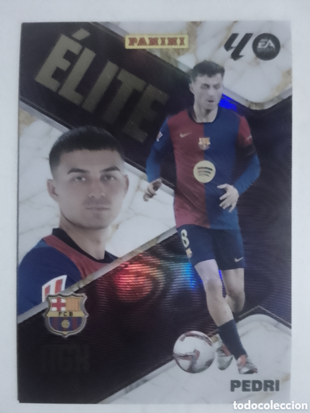 Cromos de F&uacute;tbol: Megacracks 2025/26 n&deg; 15 Pedri &bull; Barcelona. &Eacute;LITE.