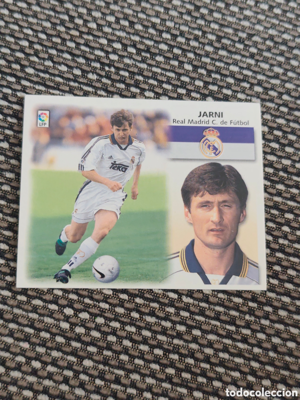 Cromos de F&uacute;tbol: BAJA JARNI REAL MADRID EDICIONES ESTE 1999 2000