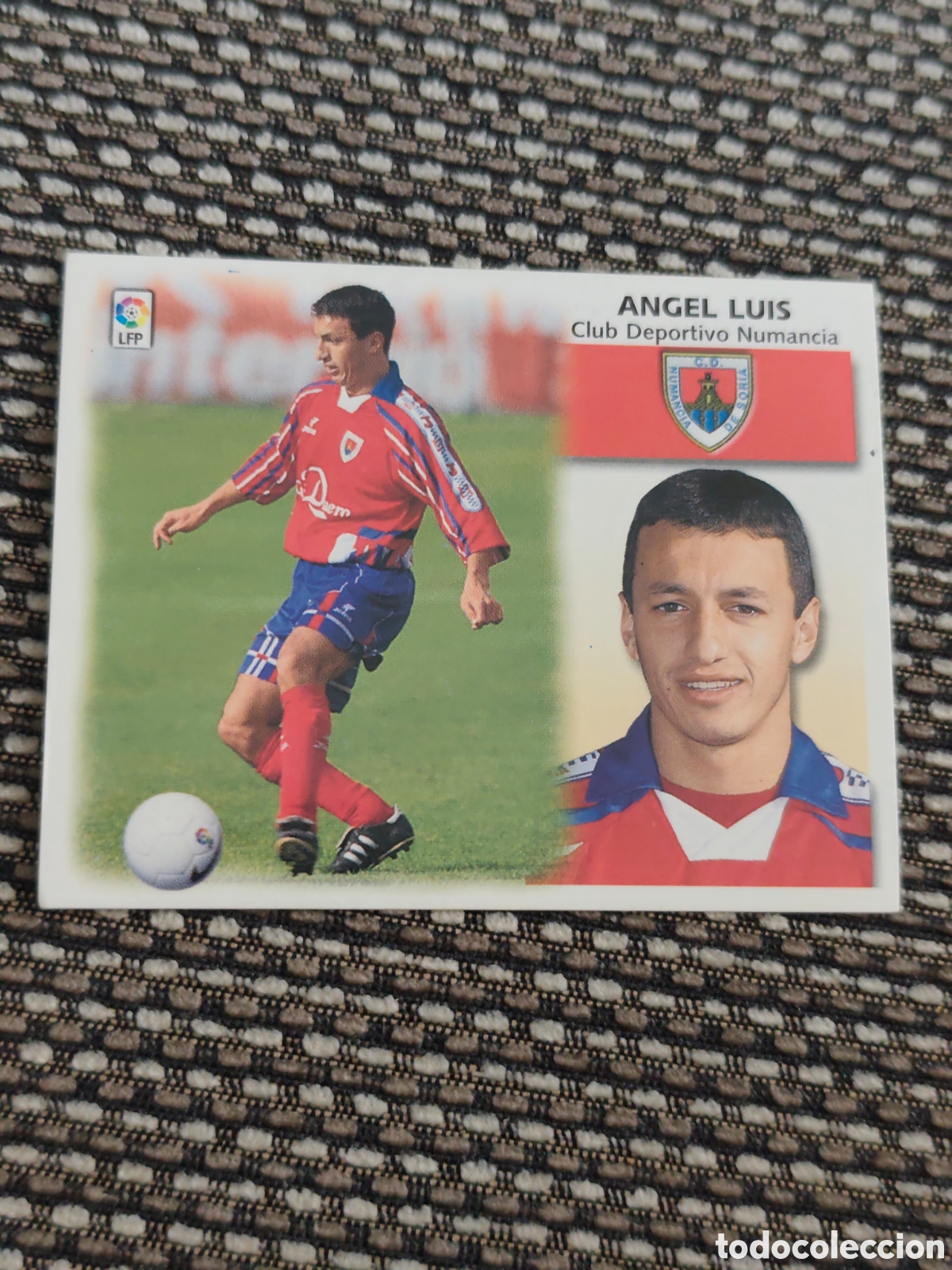 Cromos de Futebol: BAJA &Aacute;NGEL LUIS NUMANCIA EDICIONES ESTE 1999 2000