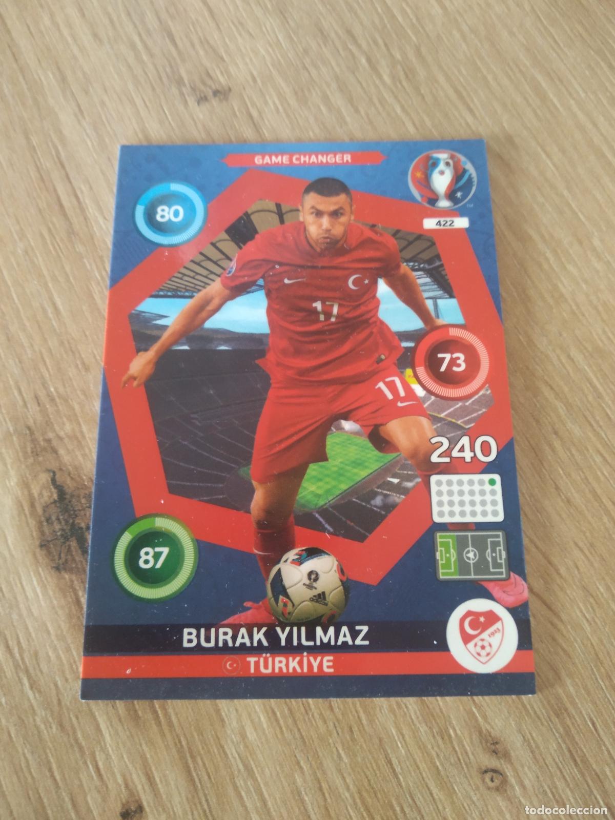 Cromos de Futebol: 422 BURAK YILMAZ TURQUIA CROMO FUTBOL PANINI EURO 2016 EUROCOPA ADRENALYN