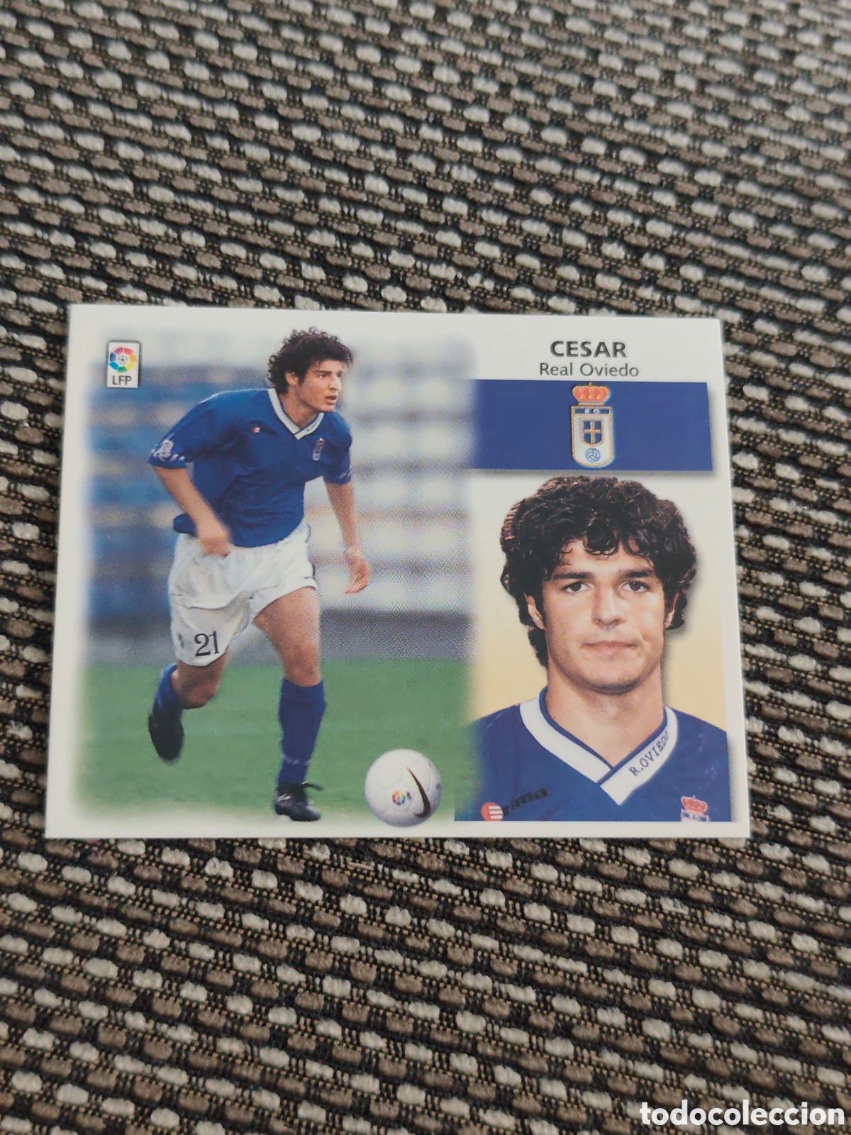 Cromos de Futebol: BAJA C&Eacute;SAR REAL OVIEDO EDICIONES ESTE 1999 2000