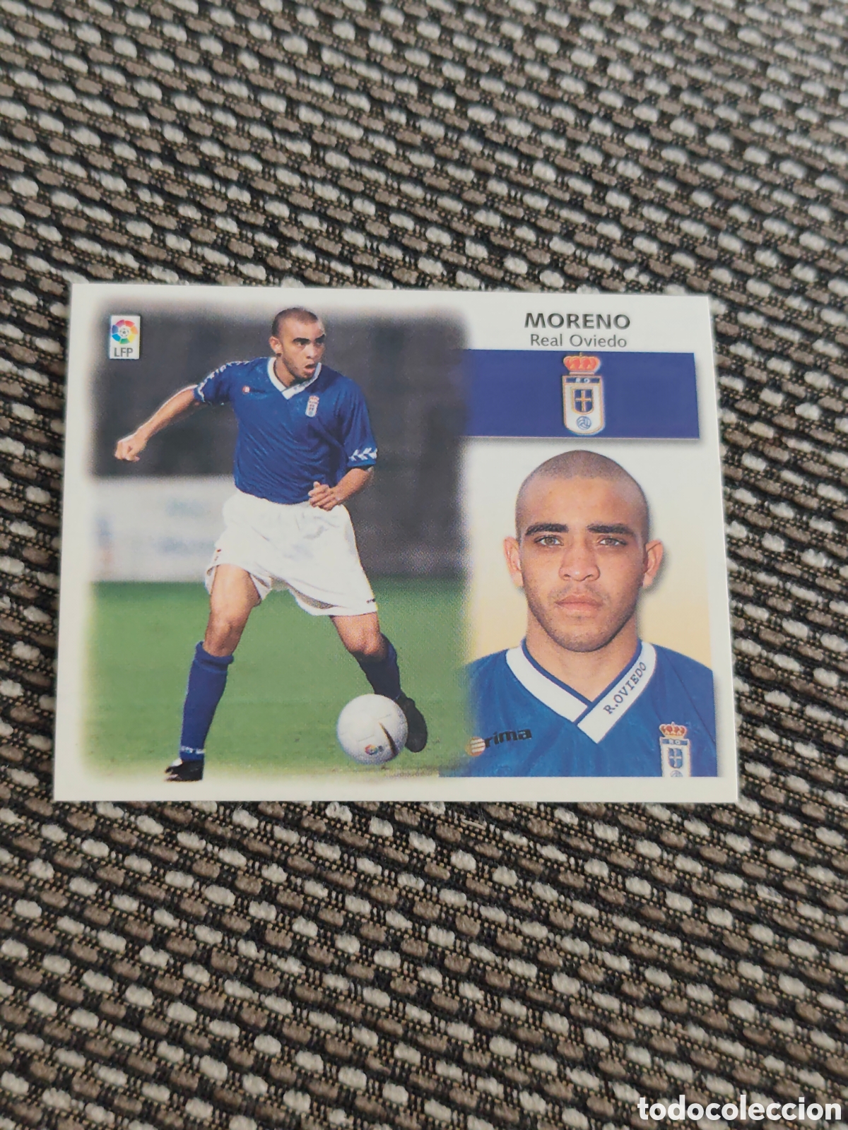 Cromos de Futebol: BAJA MORENO REAL OVIEDO EDICIONES ESTE 1999 2000