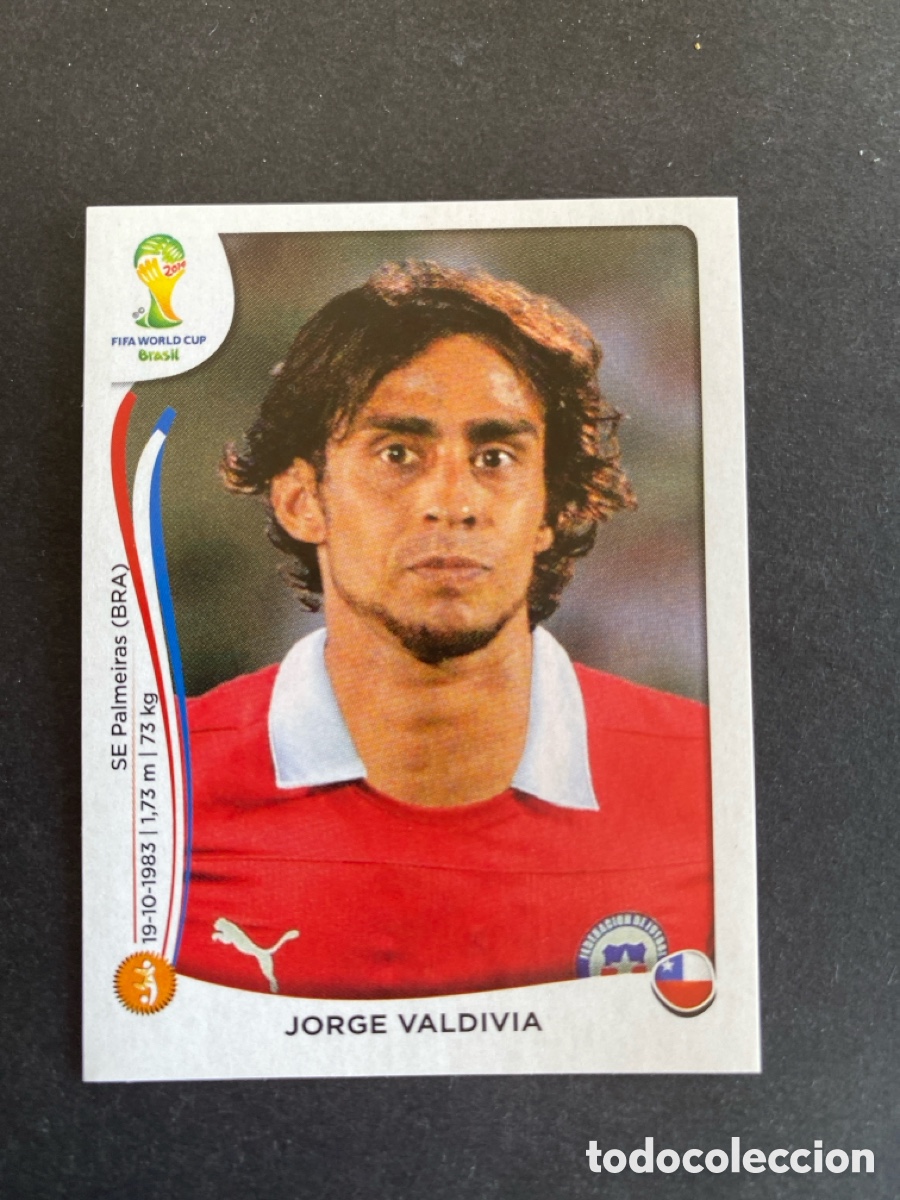 Football Stickers: Cromo Mundial Brasil 2014 Chile N* 155