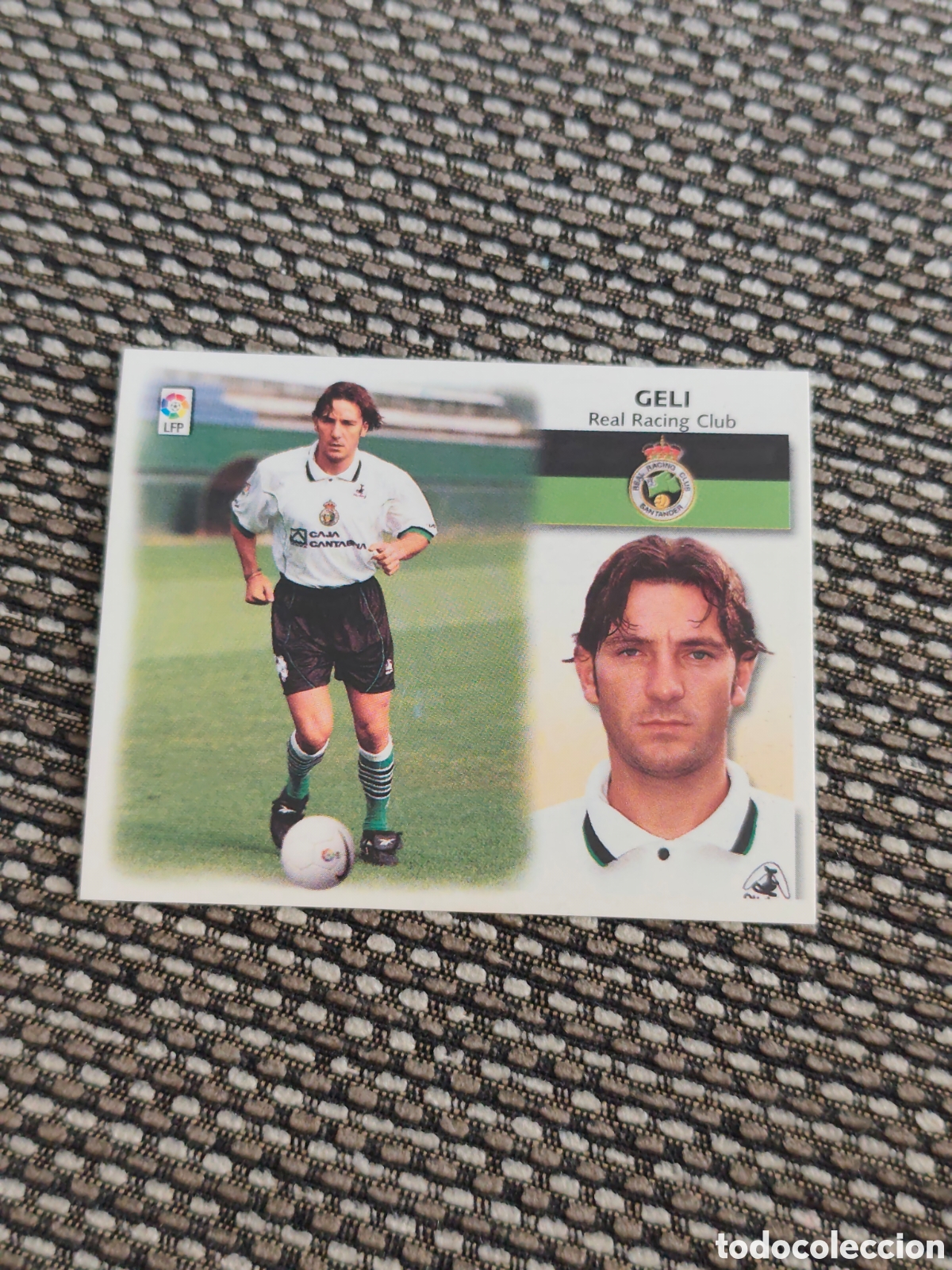 Football Stickers: BAJA GELI RACING SANTANDER EDICIONES ESTE 1999 2000