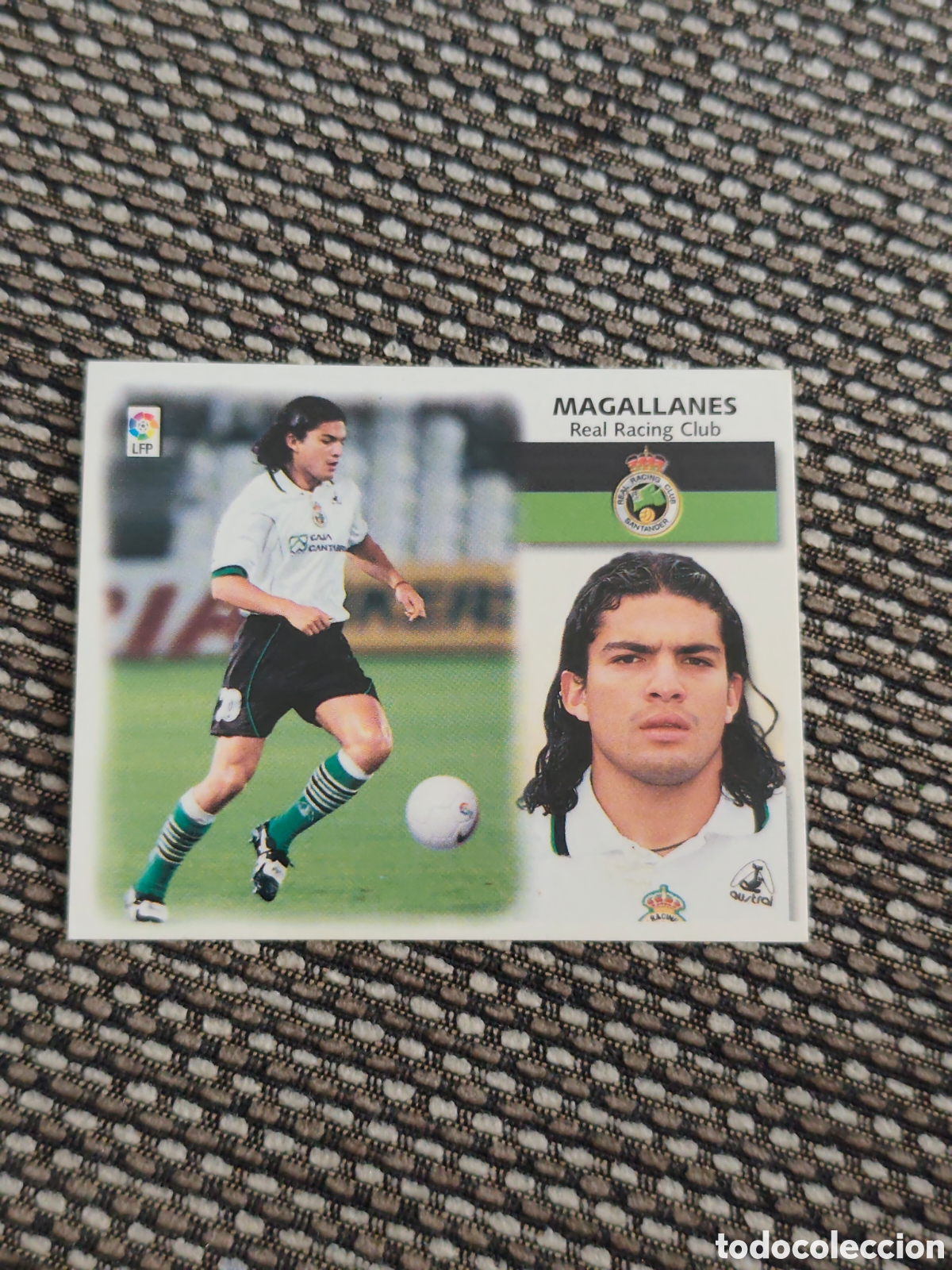 Football Stickers: BAJA MAGALLANES RACING SANTANDER EDICIONES ESTE 1999 2000
