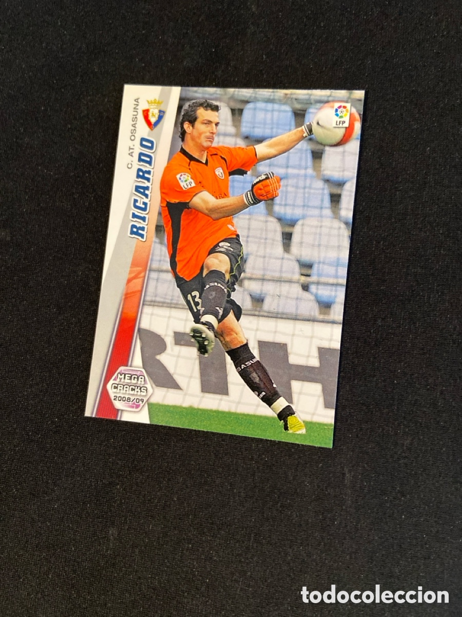 Cromos de Futebol: RICARDO 218 (OSASUNA) PANINI MEGACRACKS 2008-2009 08 09 CROMO CARTA M-5