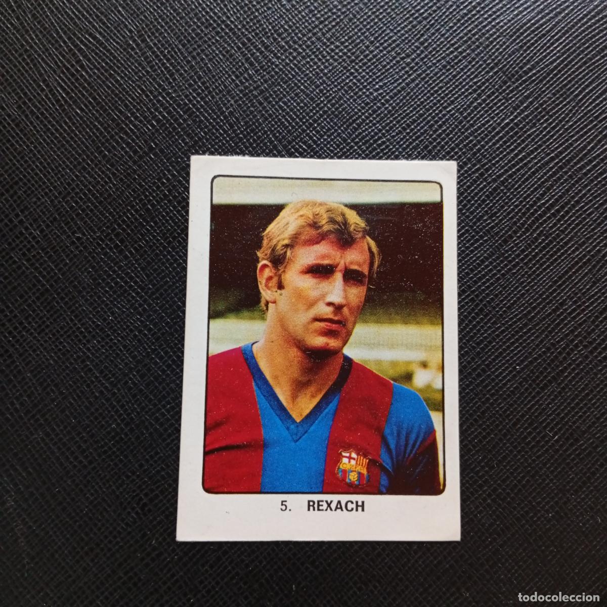 Football Stickers: 5 REXACH BARCELONA KEISA CAMPEONES MUNDIAL 74 CROMO FUTBOL 1974 - DESPEGADO - A82 PG181