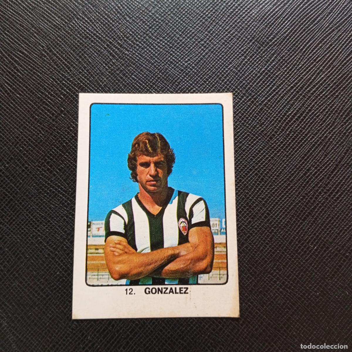 Football Stickers: 12 GONZALEZ CASTELLON KEISA CAMPEONES MUNDIAL 74 CROMO FUTBOL 1974 - DESPEGADO - A82 PG199