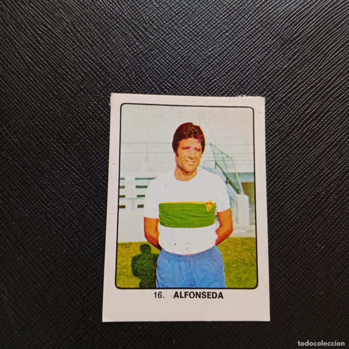 Football Stickers: 16 ALFONSEDA ELCHE KEISA CAMPEONES MUNDIAL 74 CROMO FUTBOL 1974 - DESPEGADO - A82 PG199