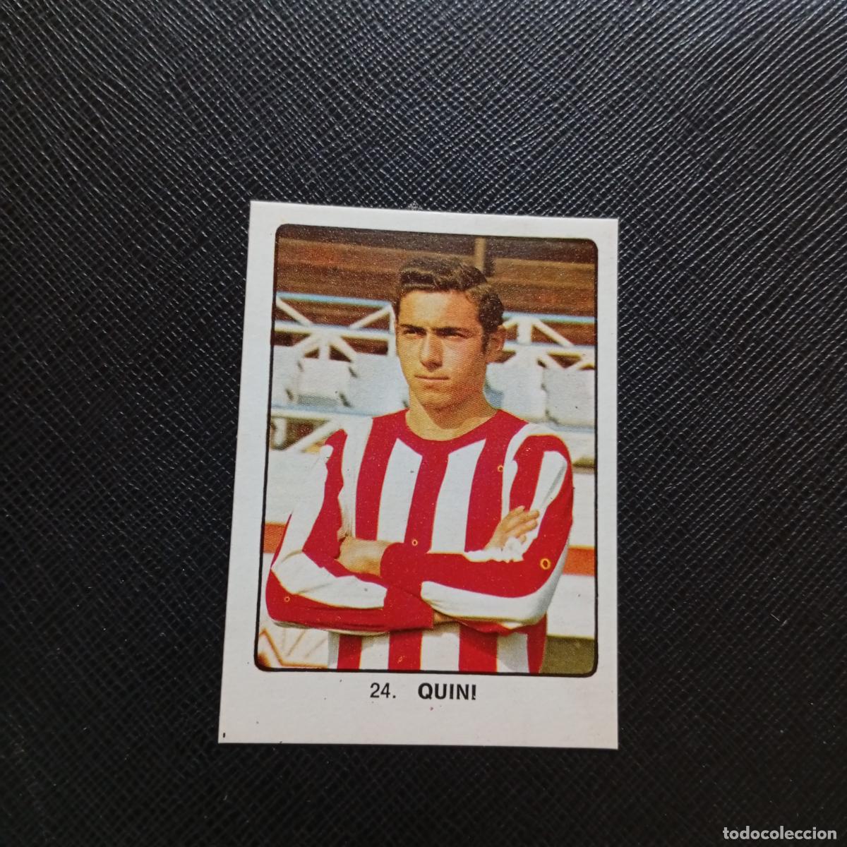 Cromos de F&uacute;tbol: 24 QUINI SPORTING GIJON KEISA CAMPEONES MUNDIAL 74 CROMO FUTBOL 1974 - DESPEGADO - A82 PG217