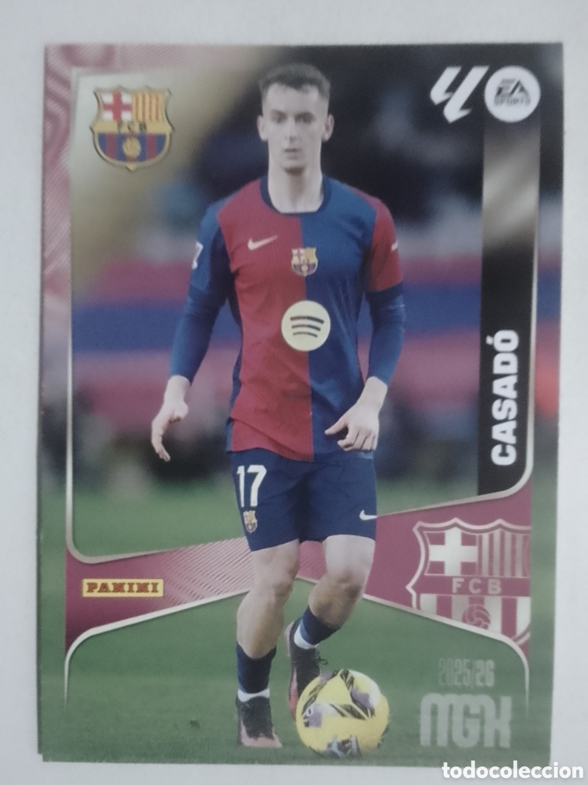 Cromos de F&uacute;tbol: Megacracks 2025/26 n&deg; 82 Casad&oacute; &bull; Barcelona.