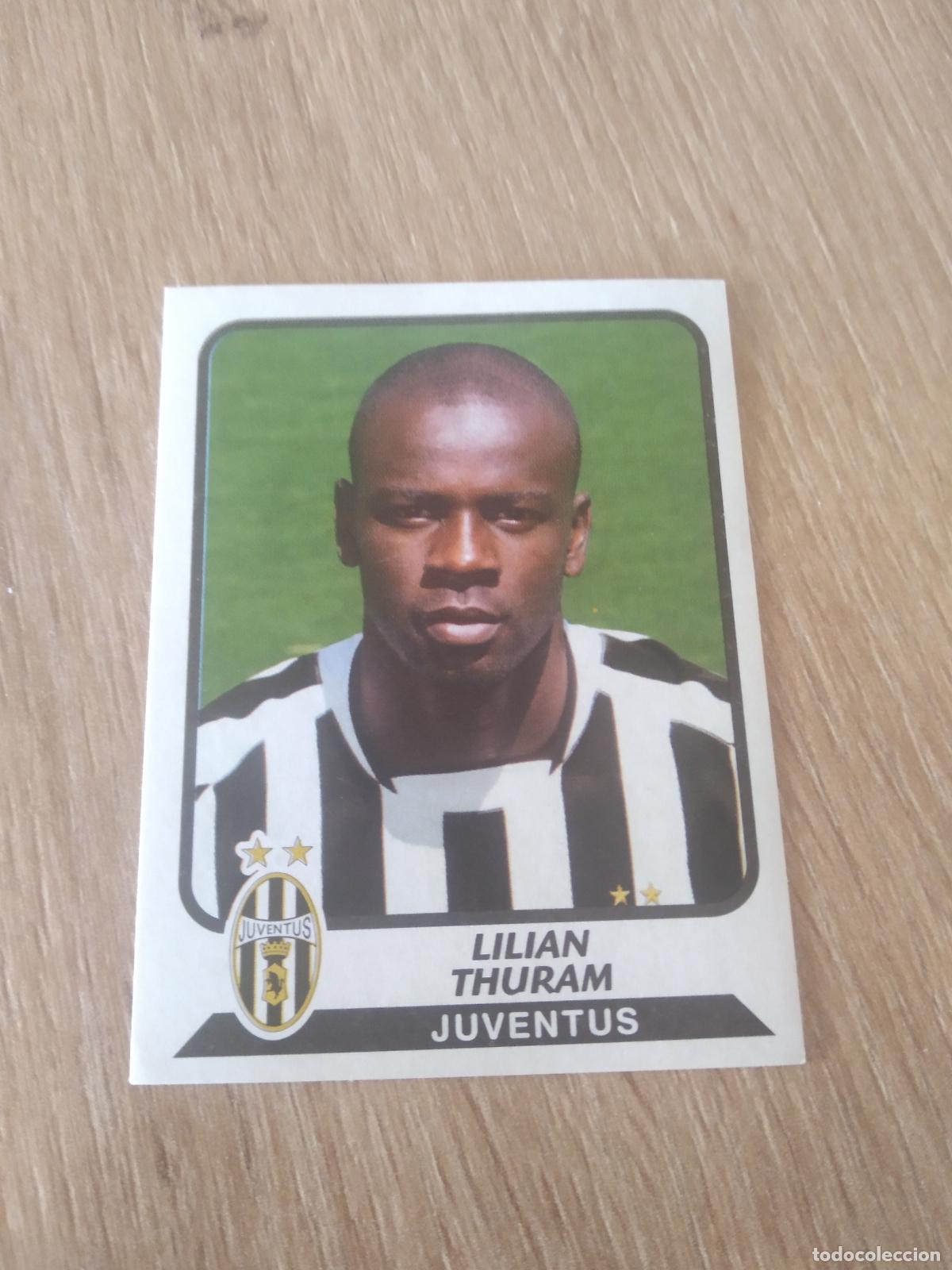 Cromos de F&uacute;tbol: 151 LILIAN THURAM JUVENTUS TURIN CROMO FUTBOL PANINI LIGA ITALIA 03-04 CALCIATORI 2003-2004