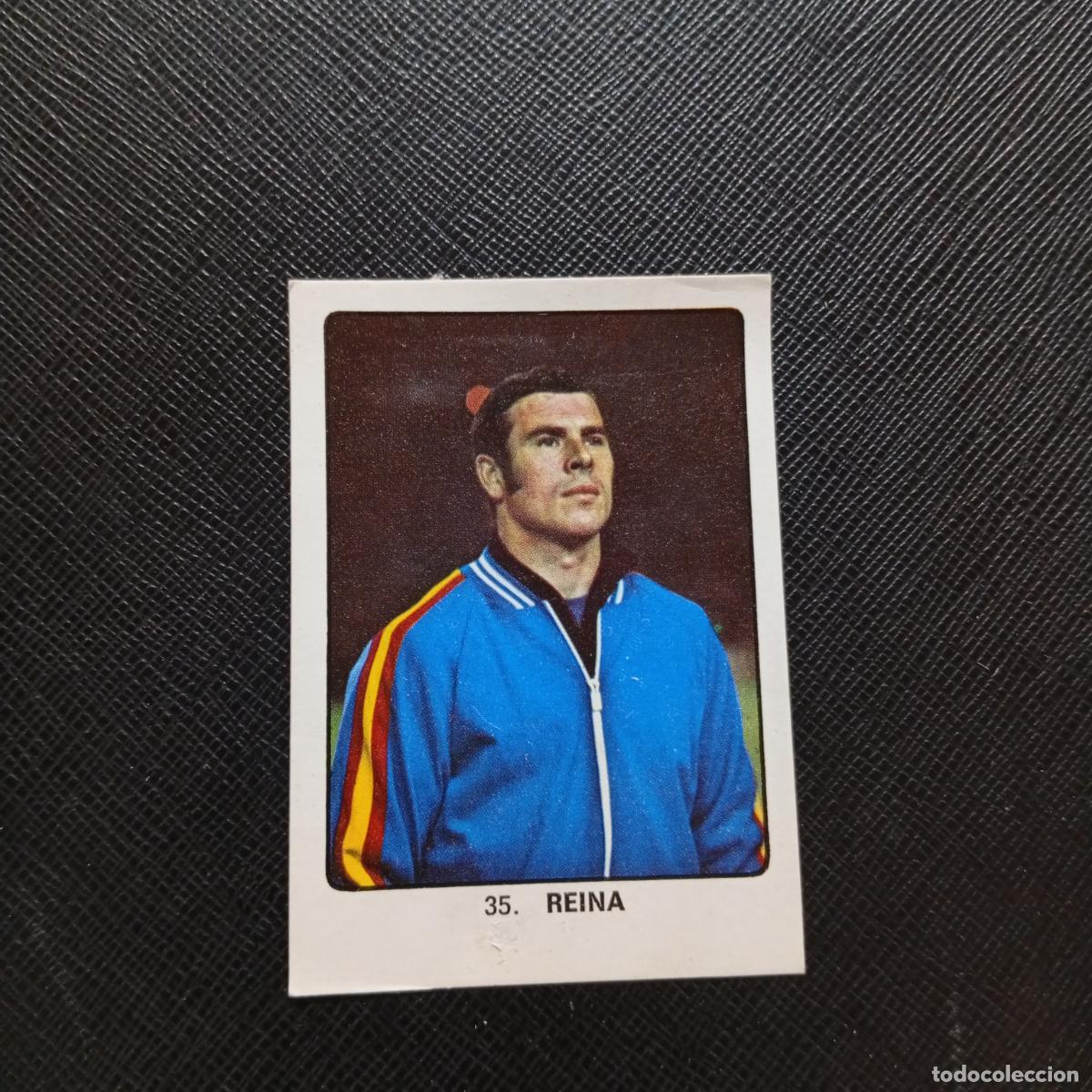 Cromos de F&uacute;tbol: 35 REINA AT MADRID KEISA CAMPEONES MUNDIAL 74 CROMO FUTBOL 1974 - DESPEGADO - A82 PG226