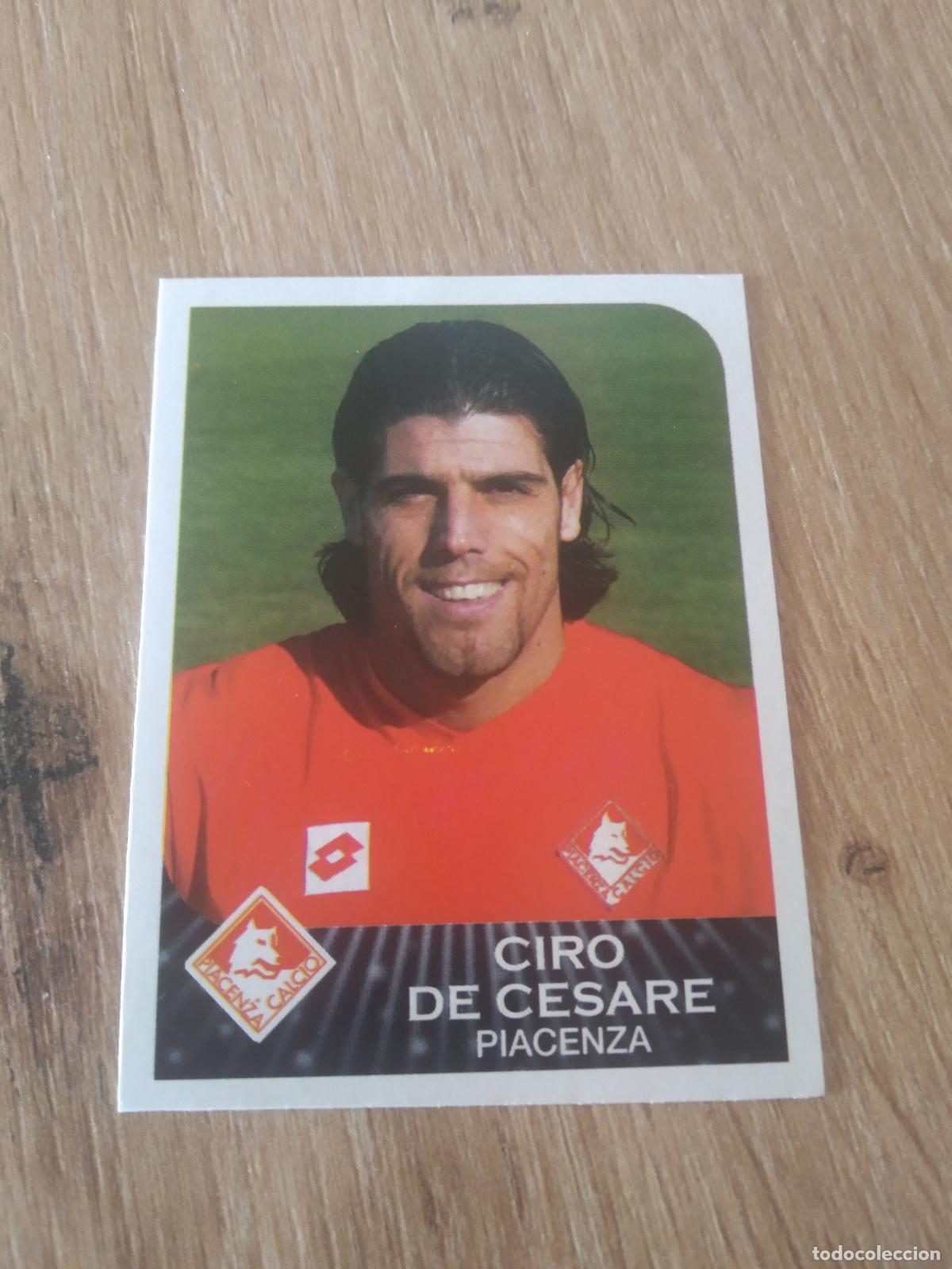 Cromos de F&uacute;tbol: CIRO DE CESARE PIACENZA CROMO FUTBOL PANINI LIGA ITALIA 02-03 CALCIATORI 2002-2003