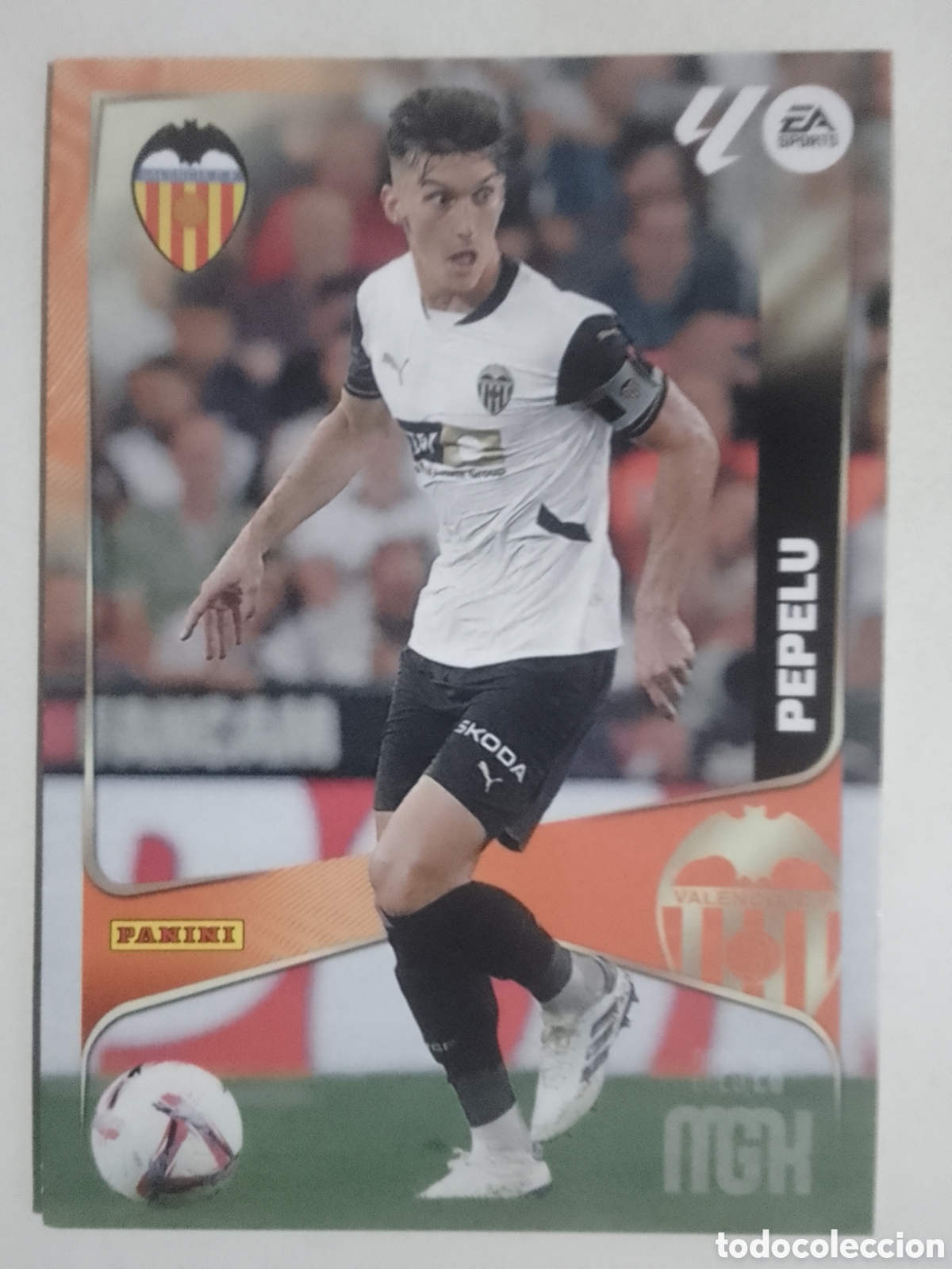 Cromos de F&uacute;tbol: Megacracks 2025/26 n&deg; 353 Pepelu &bull; Valencia.