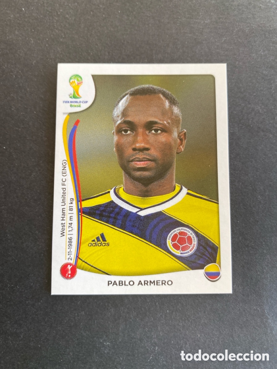 Cromos de F&uacute;tbol: Cromo Mundial Brasil 2014 Colombia N* 190