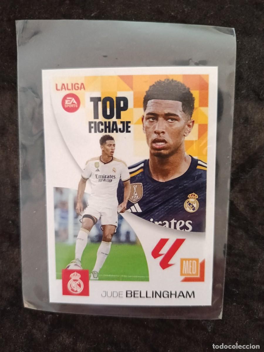 Football Stickers: LIGA ESTE 2023-24. #68 JUDE BELLINGHAM &rdquo;TOP FICHAJE&rdquo; R.MADRID