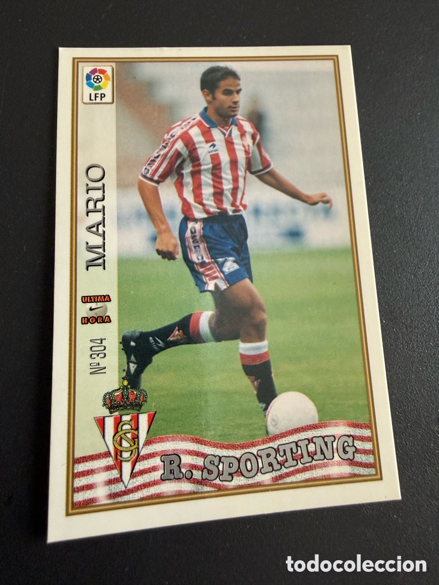 Cromos de F&uacute;tbol: MUNDICROMO 97-98. n 304 UH. MARIO ( Sporting de Gij&oacute;n)