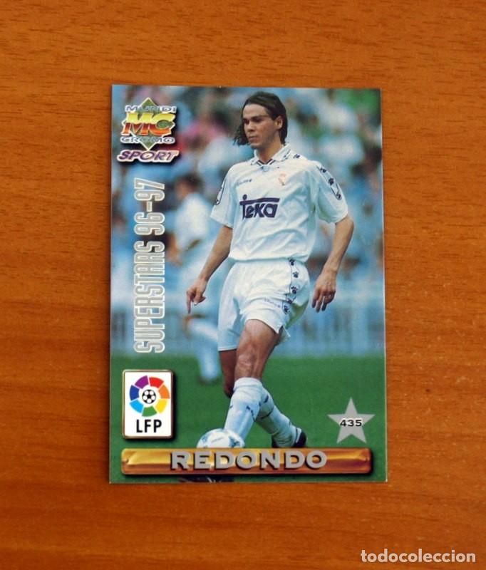 Cromos de F&uacute;tbol: Real Madrid - N&ordm; 435 Redondo-Fernando Hierro Superstars -Mundicromo Las Fichas Liga 1996-1997-96-97