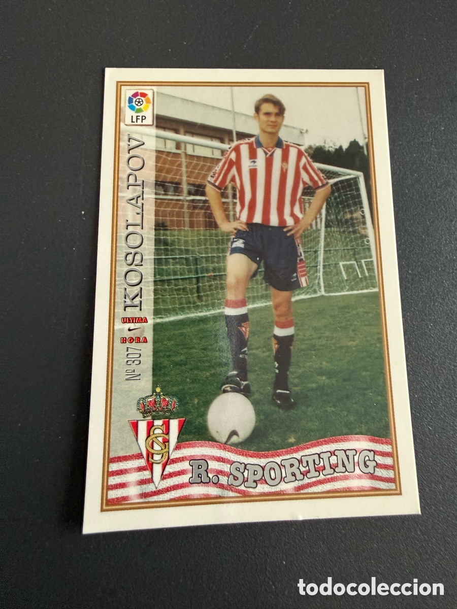 Cromos de F&uacute;tbol: MUNDICROMO 97-98. n 307 UH. KOSOLAPOV ( Sporting de Gij&oacute;n)