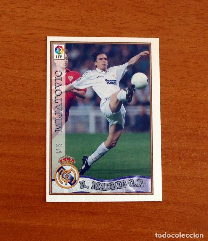Cromos de F&uacute;tbol: Real Madrid - N&ordm; 19 Mijatovic - Mundicromo ficha de la Liga 1997-1998, 97-98