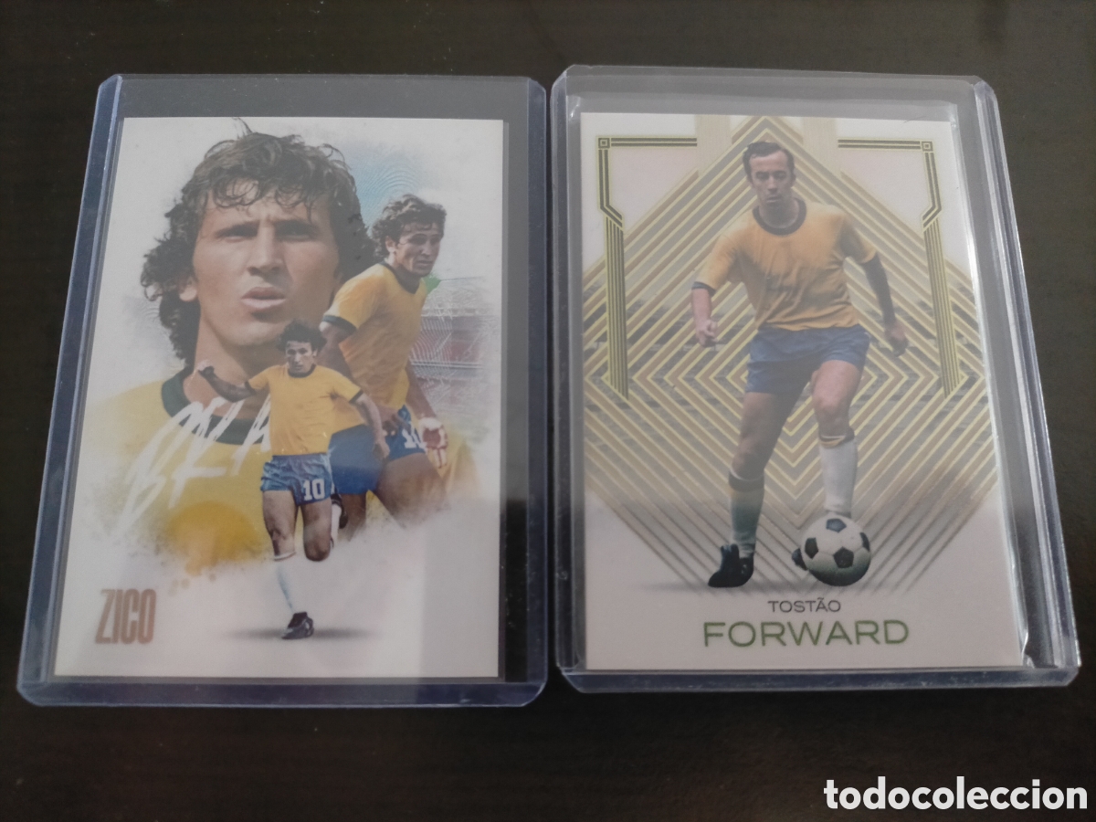 Cromos de F&uacute;tbol: Lote futera incredible fx 2024 2025 zico tostao numerada 22 brasil mundial