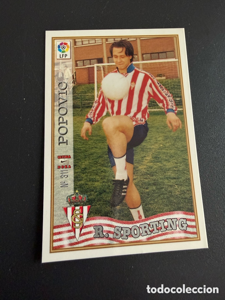 Cromos de F&uacute;tbol: MUNDICROMO 97-98. n 311 POPOVIC ( Sporting de Gij&oacute;n)