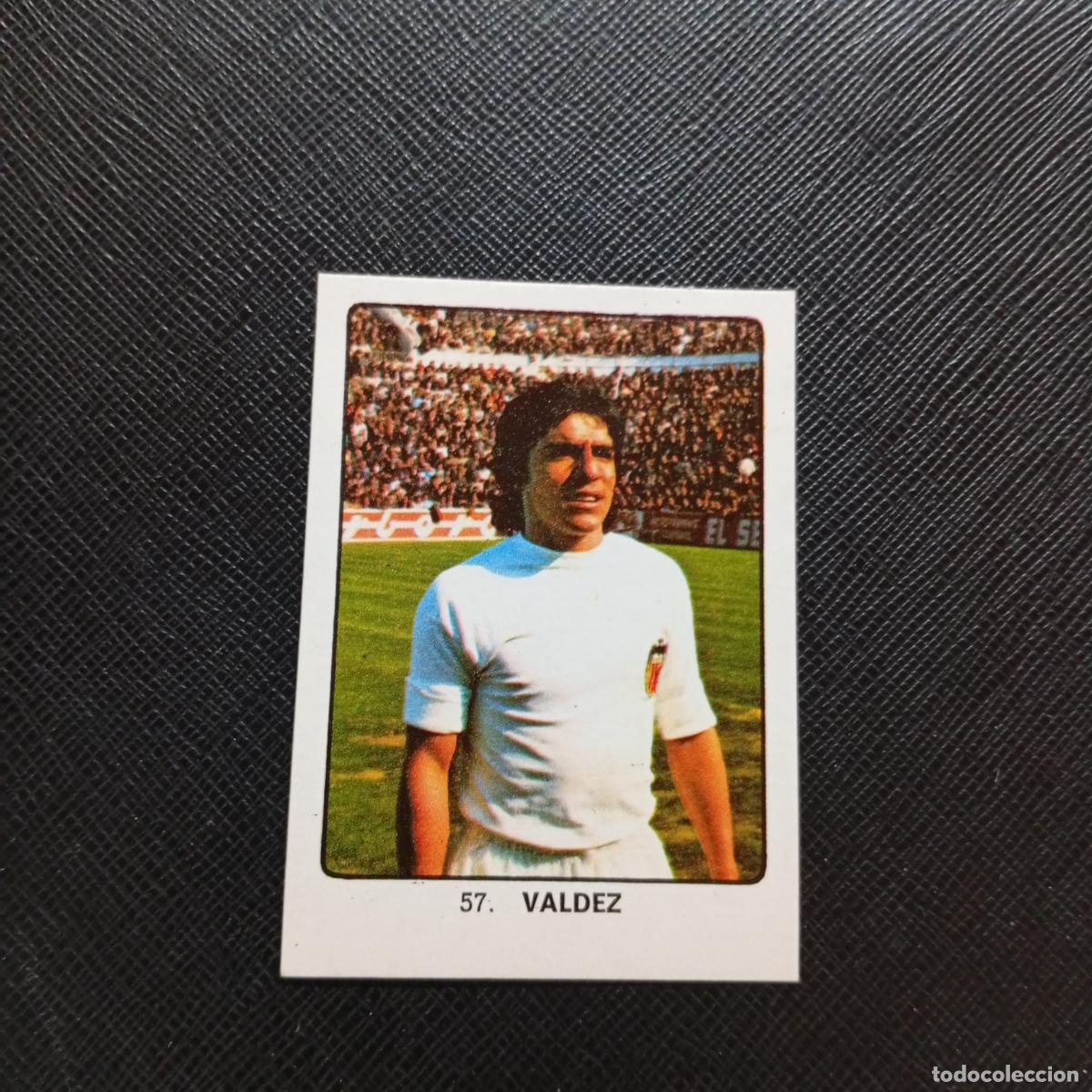 Cromos de F&uacute;tbol: 57 VALDEZ VALENCIA CAMPEONES MUNDIAL 74 CROMO FUTBOL 1974 - DESPEGADO - A82 PG244