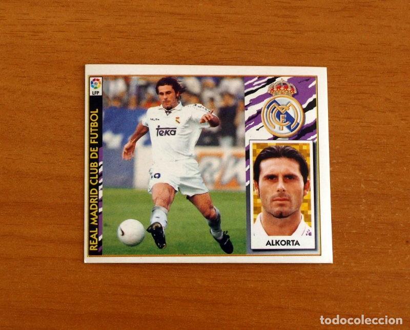 Cromos de f&uacute;tbol: Real Madrid - Alkorta - Baja - Ediciones Este Liga 1997-1998, 97-98 - Nunca Pegado