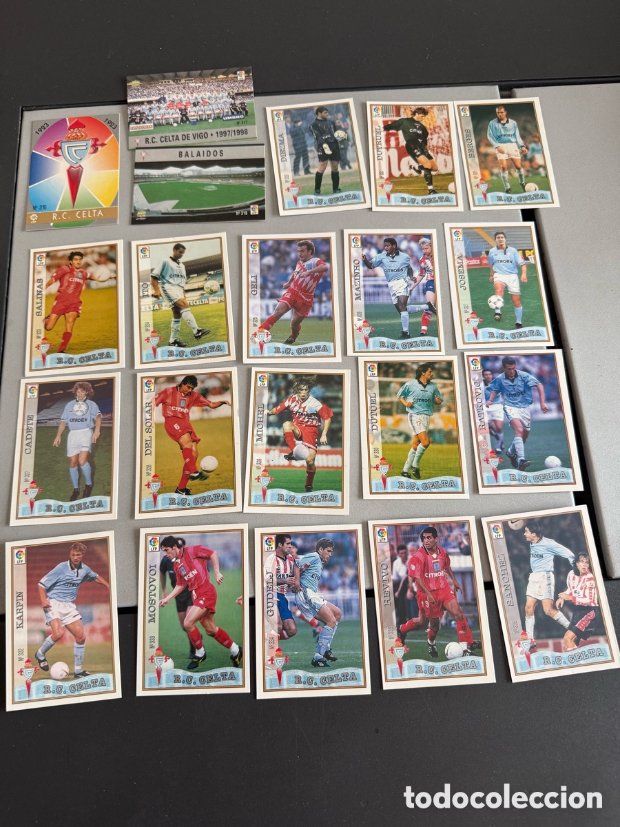 Cromos de f&uacute;tbol: MUNDICROMO 97-98. CELTA DE VIGO. 21 Cromos
