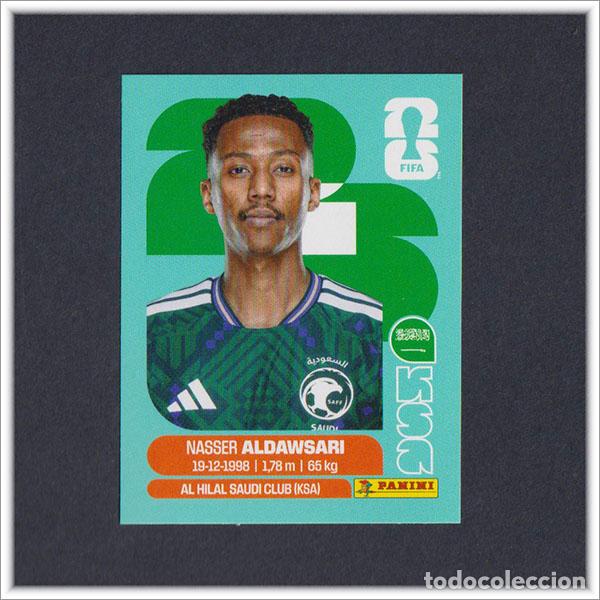 Cromos de F&uacute;tbol: FIFA WORLD CUP 2026 26 MUNDIAL PANINI ALDAWSARI KSA 11 ARABIA SAUDI COLECCI&Oacute;N LIGA ALBUM STICKER