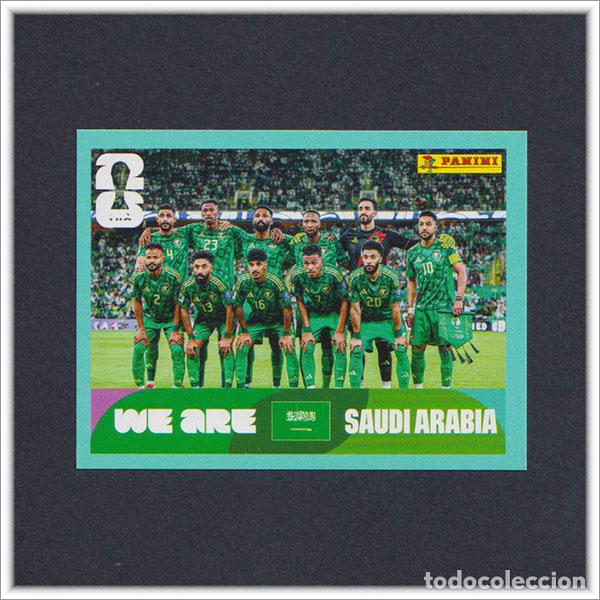 Cromos de F&uacute;tbol: FIFA WORLD CUP 2026 26 MUNDIAL PANINI EQUIPO ALINEACI&Oacute;N KSA 13 ARABIA SAUDI COLECCI&Oacute;N LIGA STICKER