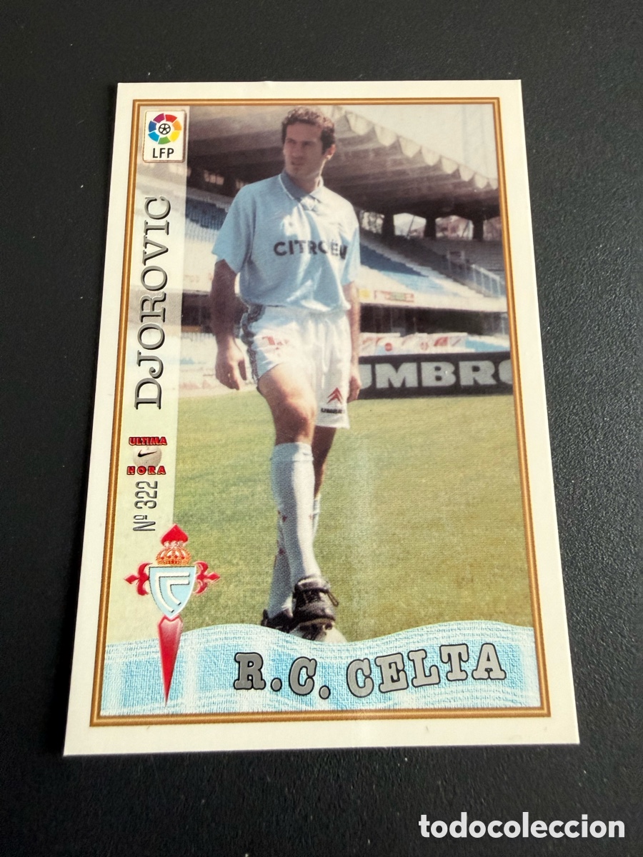 Cromos de F&uacute;tbol: MUNDICROMO 97-98. n 322. UH. DJOROVIC ( Celta de Vigo )
