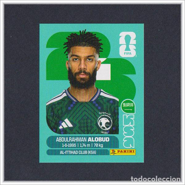 Cromos de F&uacute;tbol: FIFA WORLD CUP 2026 26 MUNDIAL PANINI ALOBUD KSA 17 ARABIA SAUDI COLECCI&Oacute;N ALBUM LIGA STICKER