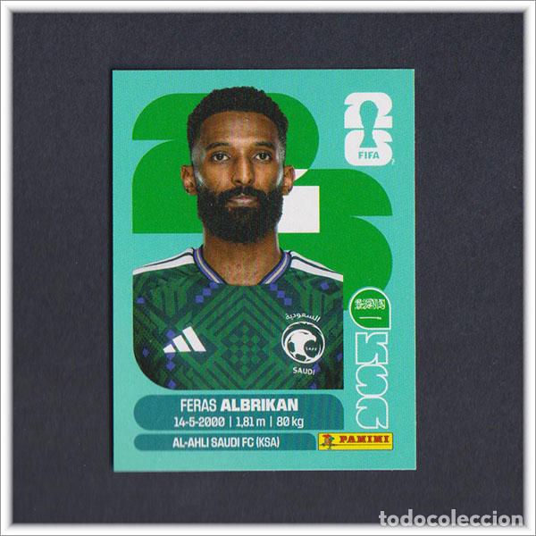 Cromos de F&uacute;tbol: FIFA WORLD CUP 2026 26 MUNDIAL PANINI ALBRIKAN KSA 18 ARABIA SAUDI COLECCI&Oacute;N ALBUM LIGA STICKER