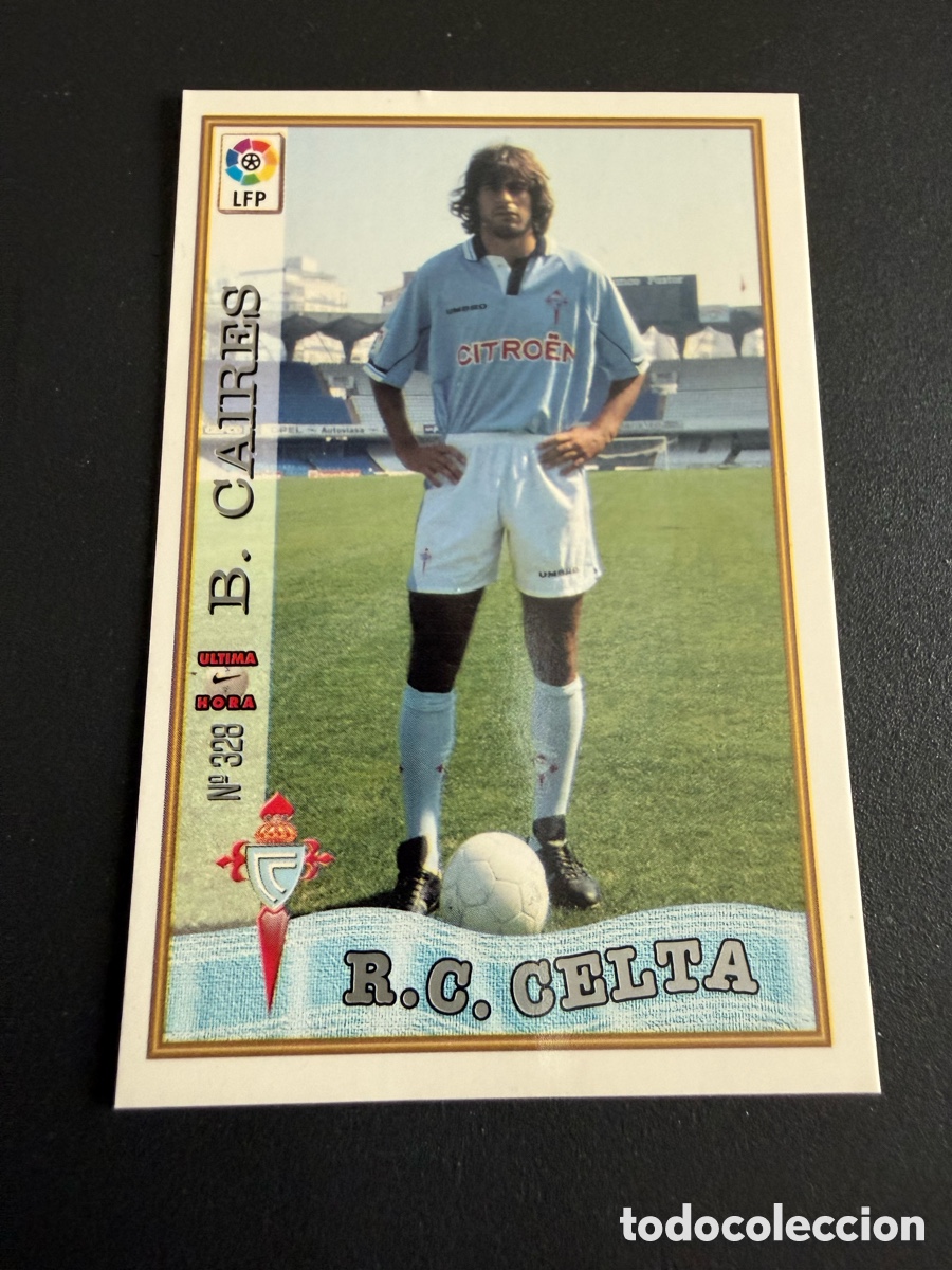 Cromos de F&uacute;tbol: MUNDICROMO 97-98. n 328. UH. B.CAIRES ( Celta de Vigo )