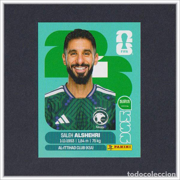 Cromos de F&uacute;tbol: FIFA WORLD CUP 2026 26 MUNDIAL PANINI ALSHEHRI KSA 19 ARABIA SAUDI COLECCI&Oacute;N ALBUM LIGA STICKER