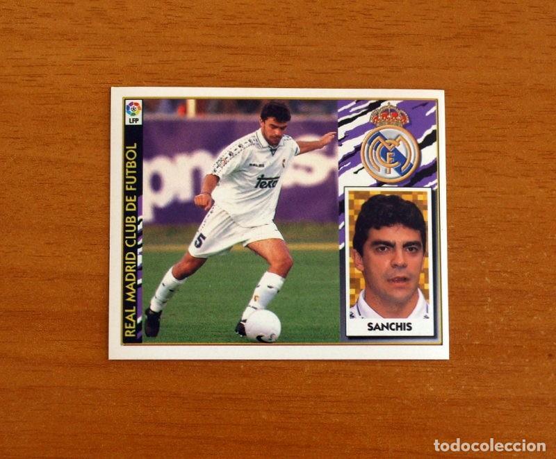 Cromos de F&uacute;tbol: Real Madrid - Sanchis - Ediciones Este Liga 1997-1998, 97-98 - Nunca Pegado