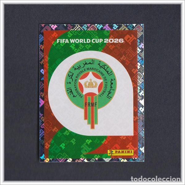 Cromos de F&uacute;tbol: FIFA WORLD CUP 2026 26 MUNDIAL PANINI ESCUDO MAR 1 MARRUECOS COLECCI&Oacute;N ALBUM LIGA STICKER