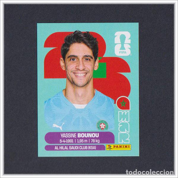 Cromos de F&uacute;tbol: FIFA WORLD CUP 2026 26 MUNDIAL PANINI BOUNOU MAR 2 MARRUECOS COLECCI&Oacute;N ALBUM LIGA STICKER