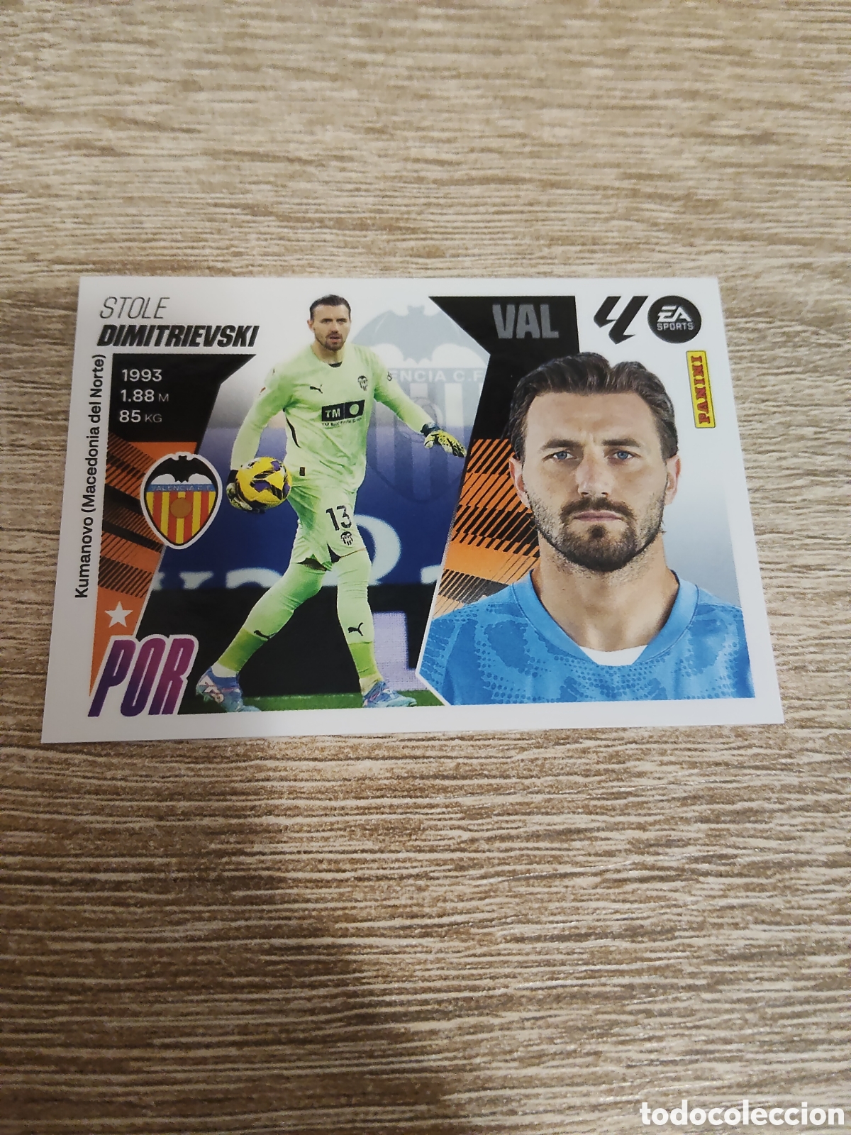 Cromos de F&uacute;tbol: Dimitrievski Valencia liga 2025 2026 25 26 ediciones este