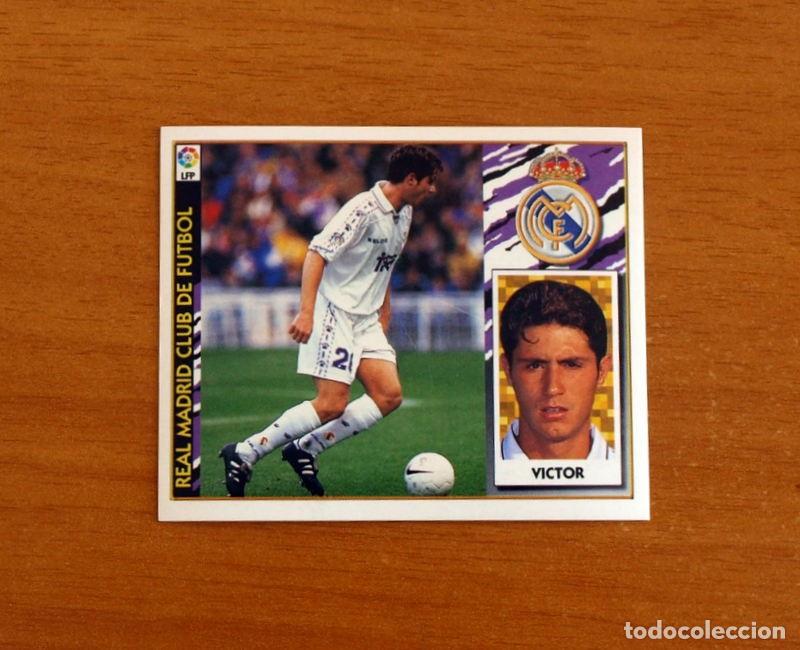 Cromos de F&uacute;tbol: Real Madrid - V&iacute;ctor - Ediciones Este Liga 1997-1998, 97-98 - Nunca pegado