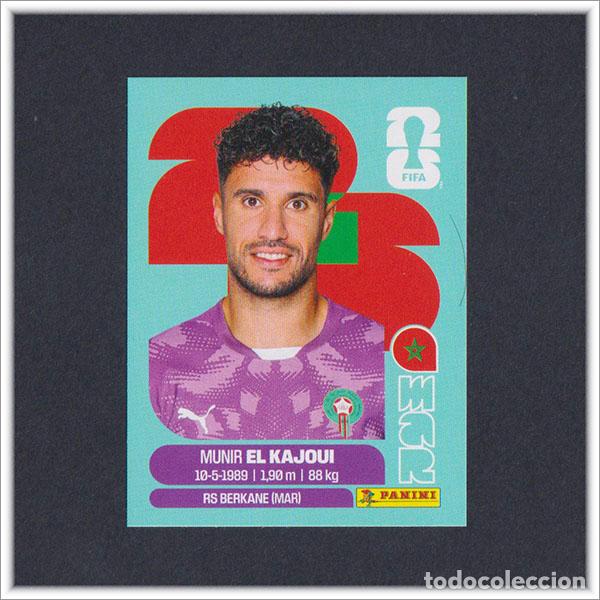 Cromos de F&uacute;tbol: FIFA WORLD CUP 2026 26 MUNDIAL PANINI EL KAJOUI MAR 3 MARRUECOS COLECCI&Oacute;N ALBUM LIGA STICKER