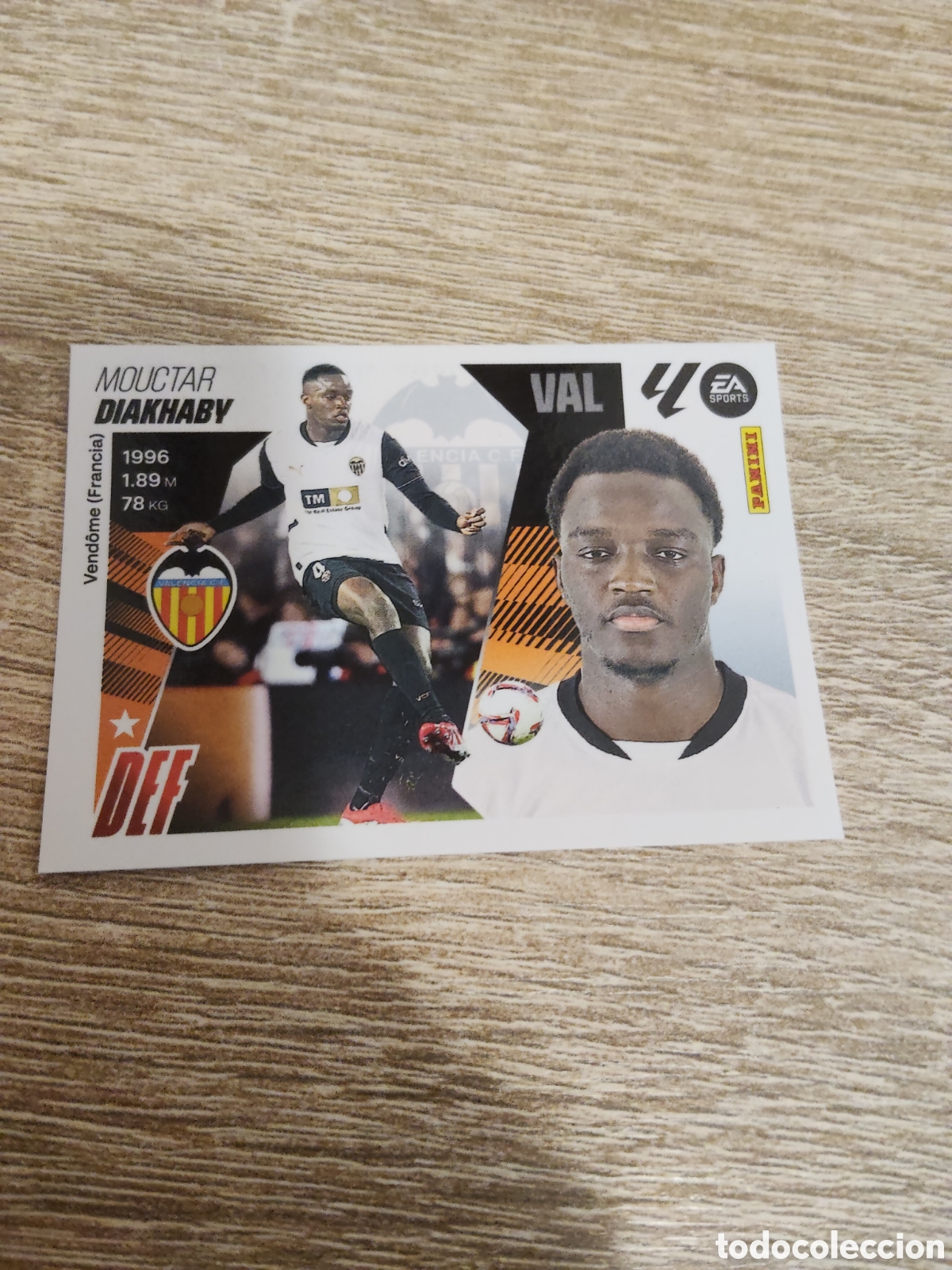 Cromos de F&uacute;tbol: Diakhaby Valencia liga 2025 2026 25 26 ediciones este