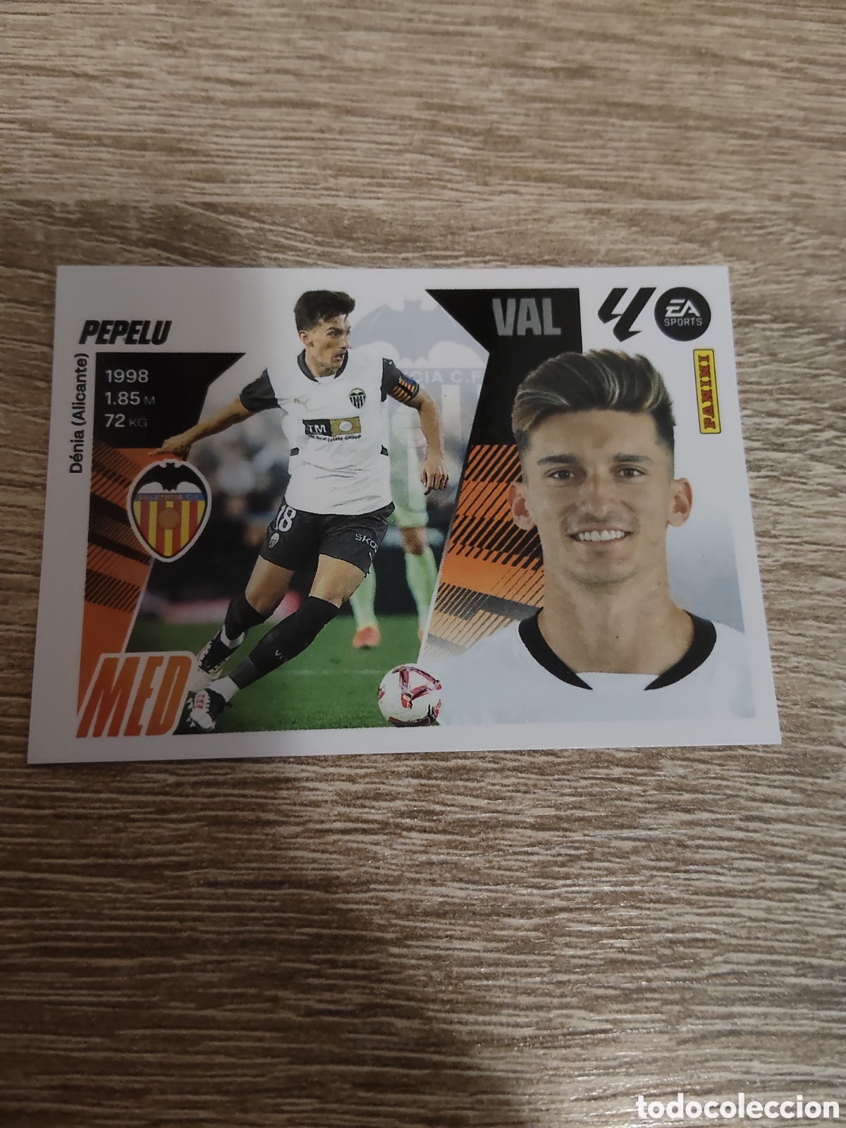 Cromos de F&uacute;tbol: Pepelu Valencia liga 2025 2026 25 26 ediciones este