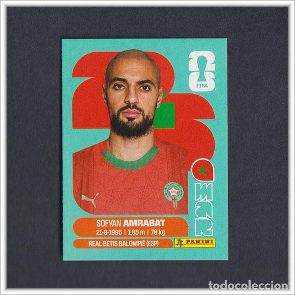 Football Stickers: FIFA WORLD CUP 2026 26 MUNDIAL PANINI AMRABAT MAR 10 MARRUECOS COLECCI&Oacute;N ALBUM LIGA STICKER