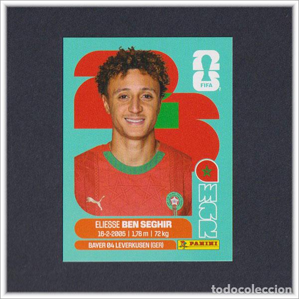 Football Stickers: FIFA WORLD CUP 2026 26 MUNDIAL PANINI BEN SEGHIR MAR 12 MARRUECOS COLECCI&Oacute;N ALBUM LIGA STICKER