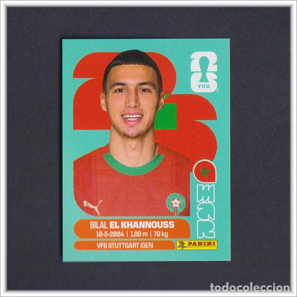 Football Stickers: FIFA WORLD CUP 2026 26 MUNDIAL PANINI EL KHANNOUSS MAR 14 MARRUECOS COLECCI&Oacute;N ALBUM LIGA STICKER