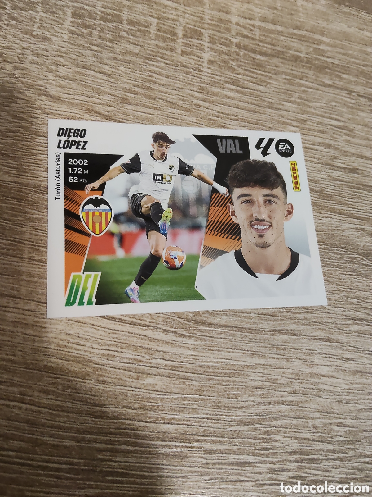 Football Stickers: Diego L&oacute;pez Valencia liga 2025 2026 25 26 ediciones este